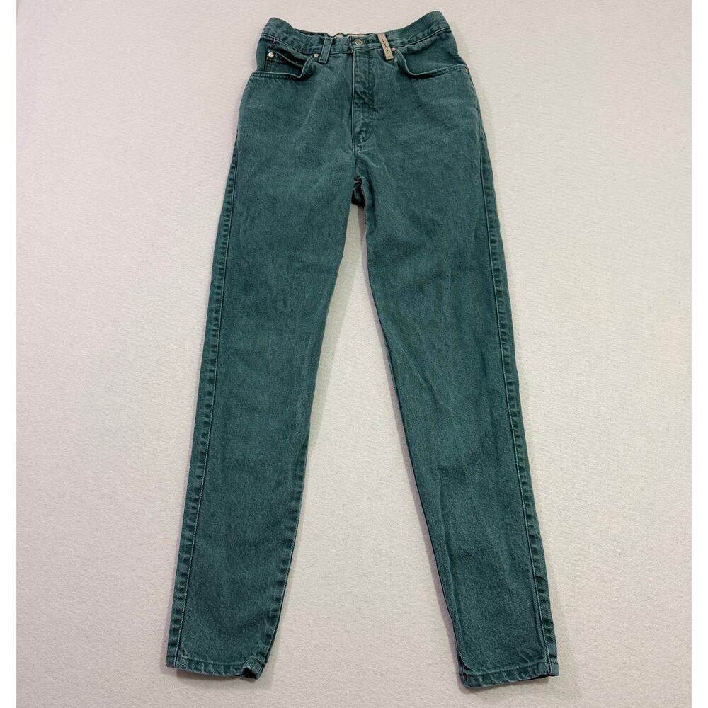 Vintage Levis 900 Jeans Women's 7 Green Mom High Rise Denim 90s USA Made 1992